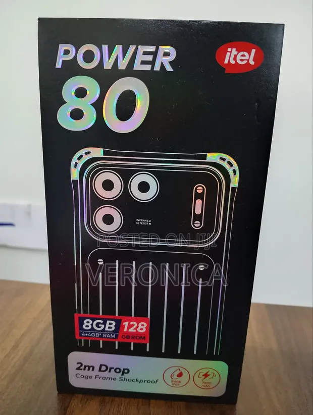 New Itel Power 80 128GB Black - 1