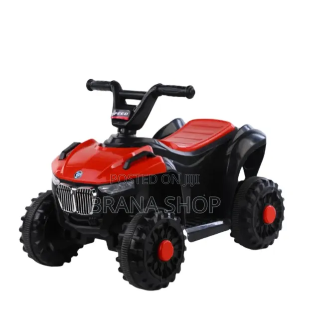 Red Battery-Powered Electric ATV Quad Bike for Kids - 1