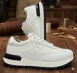 White Hermes Sneakers - Cushioned, Men's Size 40-45 - 1