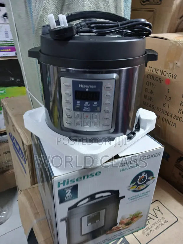 Hisense 6L 1000W Multi-Function Electric Pressure Cooker - 1
