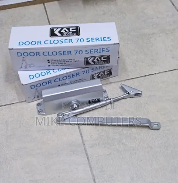 Adjustable Hydraulic Automatic Door Closer - Premium Aluminum - 1