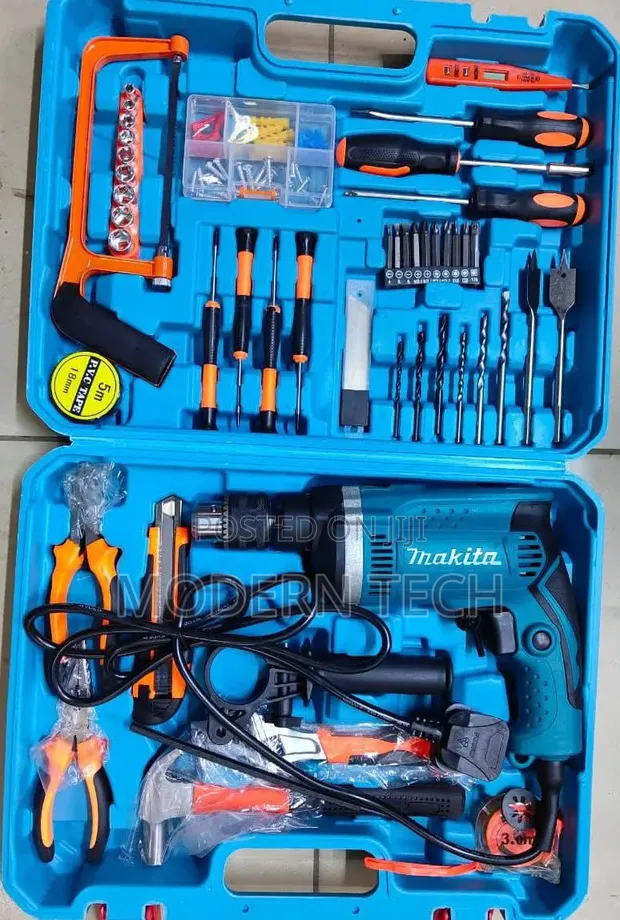 Makita Corded Drill Set - Brand New - 1