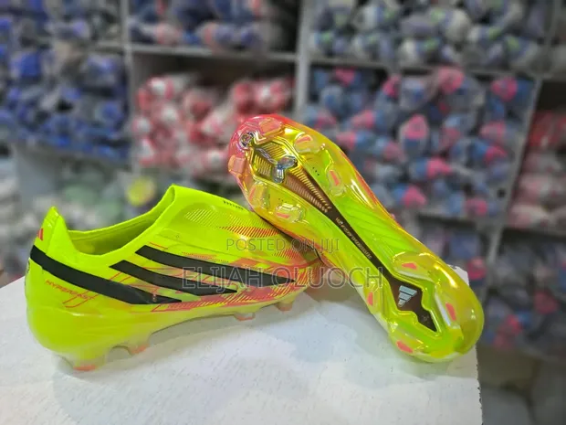 Adidas F-50 Hyperfast Elite Football Boots - Yellow/Black - 1