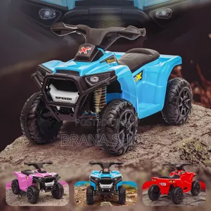 Blue Electric Ride-on ATV Quad Bike for Kids