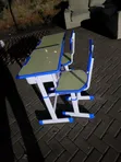 Adjustable Kindergarten Study Desk and Chair Set - 2