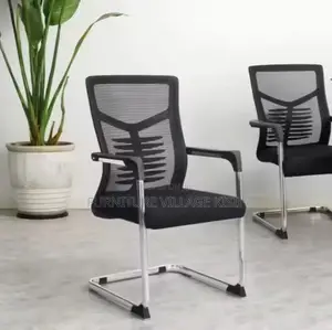 Black Mid Back Boardroom Chair
