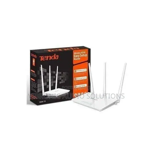 Tenda F3 N300 Wireless Router - 300Mbps WiFi - 1