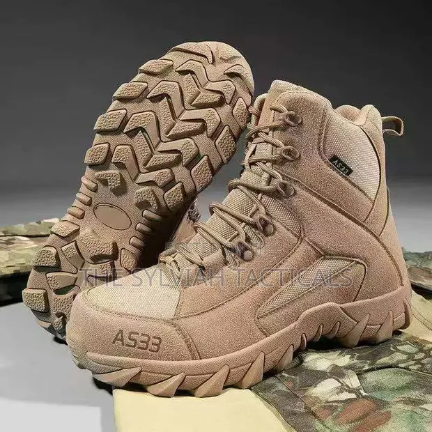 AfriSoles A533 High Cut Tactical Hiking Boots - 1