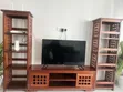 Merrick Square Center Table - Natural Wood Finish - 1