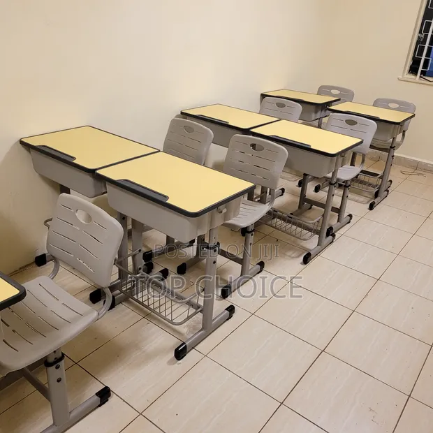 Modern Student Desk Chair Set - School Furniture - 1