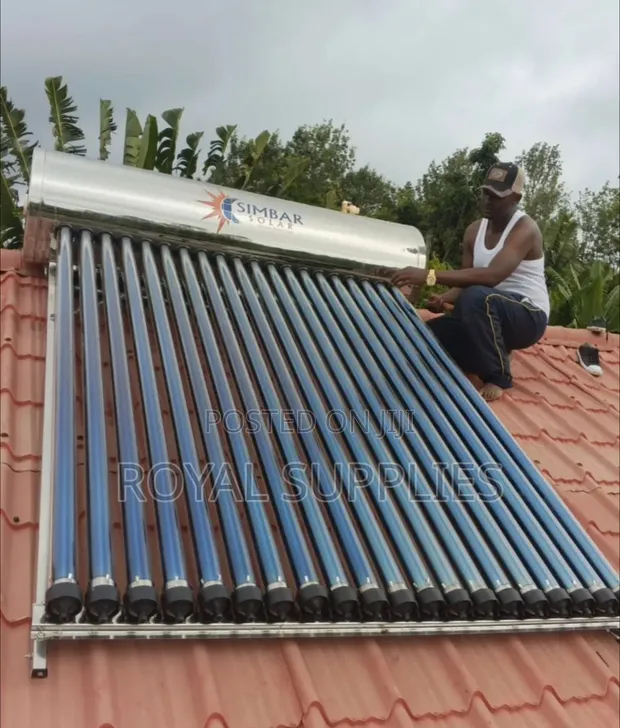 Simbar Solar 300L Solar Water Heater (Stainless Steel) - 1