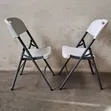 Durable Plastic Folding Chairs (Brand New) - 2