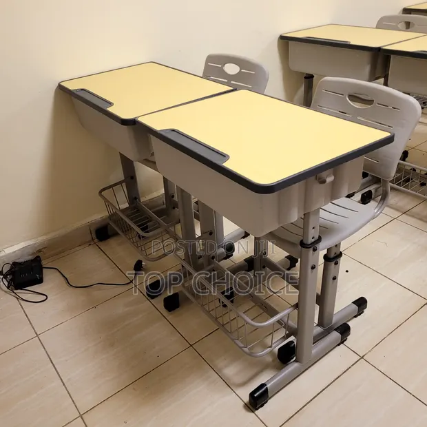 Modern Student Desk and Chair Set - School Furniture - 1