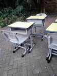 Modern Student Desk and Chair Set - School Furniture - 2