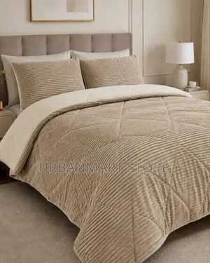 Plain Velvet Woolen Duvet 7x8 Ft
