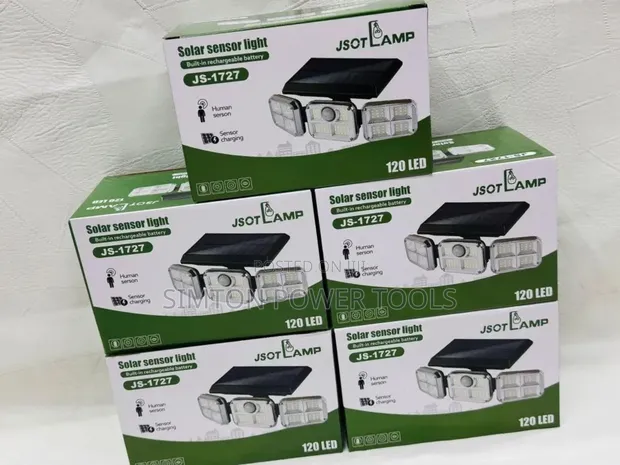 JSOT JS-1727 120 LED Solar Sensor Light - 1