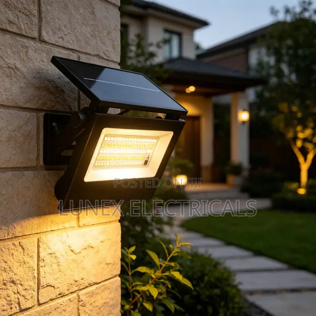 Solar Wall Lamp IP65 Waterproof for Villa Courtyard Lighting - 1