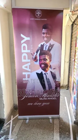 Narrow Base Roll Up Banner Printing