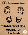 Carwash Floor Mats - Custom Design Available - 1