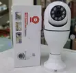 Wireless WiFi Smart Bulb PTZ Camera - 360° Indoor Security - 1