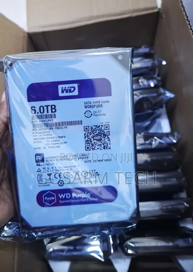 6TB Internal Surveillance HDD for CCTV - 1