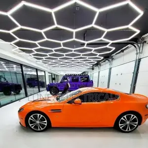 Hexagonal LED Garage Light for Car Detailing