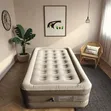 Inflatable Queen/King Size Airbed Mattress with Built-in Pump - 1