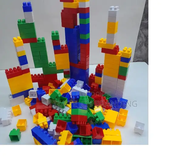 130-Piece Large Toddler Building Blocks Set - 1