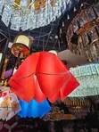 Flower Petal Pendant Light - Red & Blue Available - 1