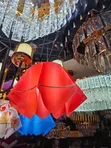 Flower Petal Pendant Light - Red & Blue Available - 2