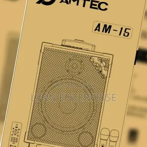 Amtec Trolley Speaker 15" AM15 with Microphone