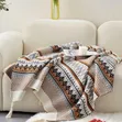 Bohemian Knitted Throw Blanket with Tassels - 5
