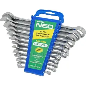 Neo Professional 12pc SAE Combination Spanner Set