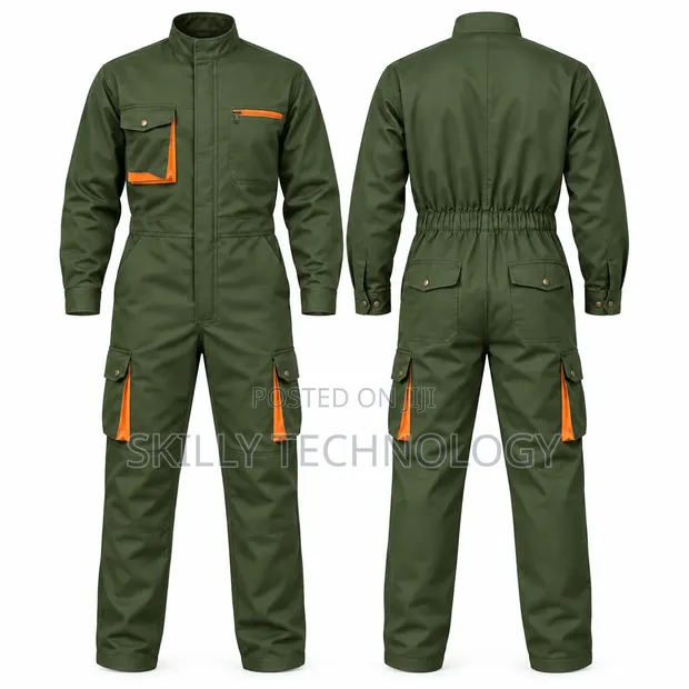 Jungle Green Cargo Overall - 1
