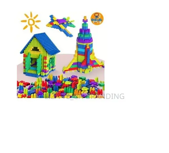 130-Piece Large Toddler Building Blocks Set, STEM Toy - 1