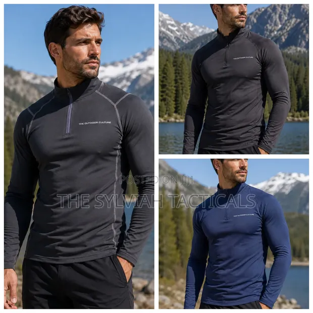 Outdoor Tactical Hiking Thermal Compression T-Shirt - 1