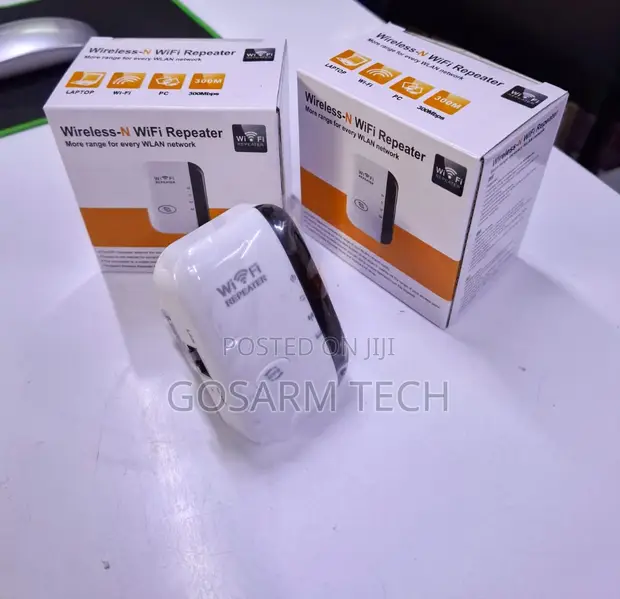 Wireless-N WiFi Repeater Extender - Boost WiFi Signal - 1