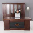 Advanced Mahogany Boss Table - 1600mm - 1