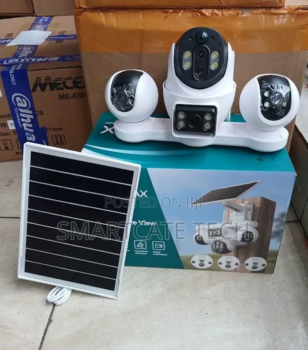 4G V380 Pro Solar Powered Outdoor PTZ CCTV Camera - 1