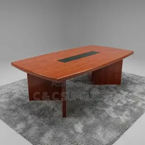 Executive Mahogany Meeting Table - 12 Seater