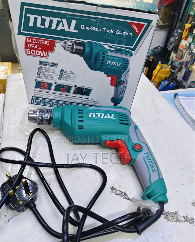 Total 500W 10mm Electric Drill (Brand New) - 1