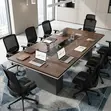 Brown Imported Conference Table - 200cm - 3