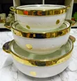 3-in-1 Ceramic Soup Pot Set (3L, 2L, 1L) - 2