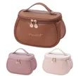 Portable Cosmetic & Toiletry Bag - Cream, Pink, Brown - 2