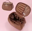 Portable Cosmetic & Toiletry Bag - Cream, Pink, Brown - 5