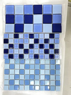 New Blue Mosaic Swimming Pool Tiles