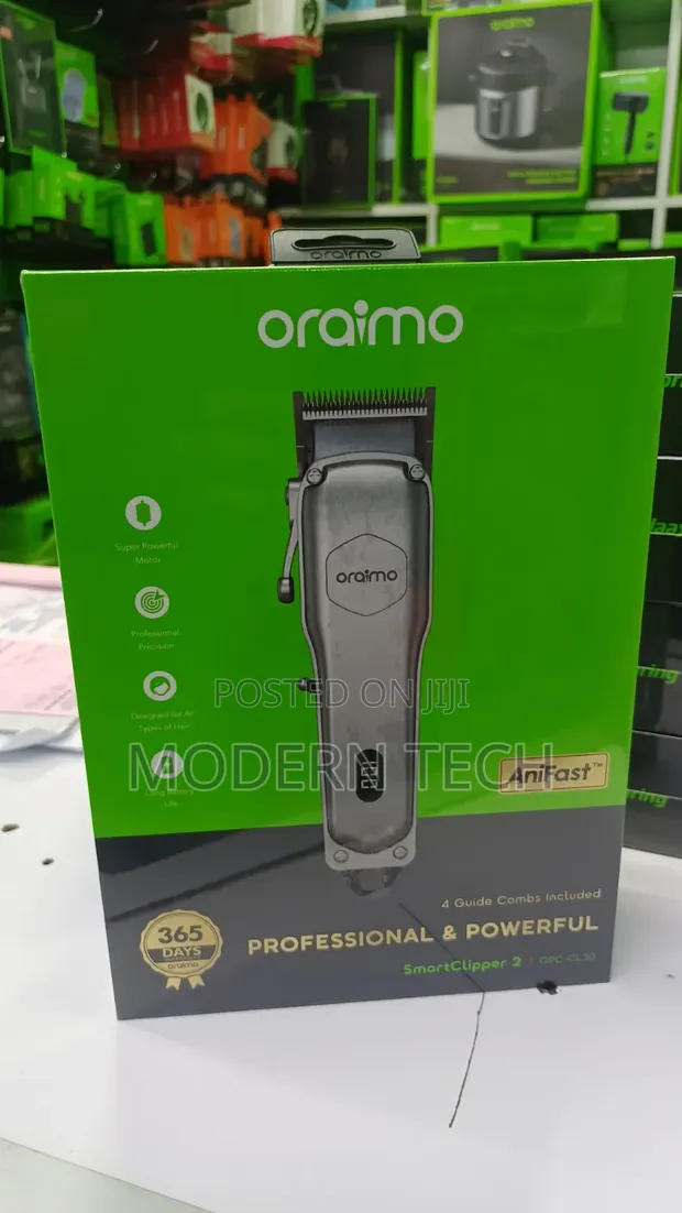 Oraimo SmartClipper 2 Professional Hair Clipper Silver - 1