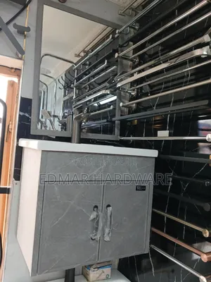 50cm Cabinet with Mirror - Grey