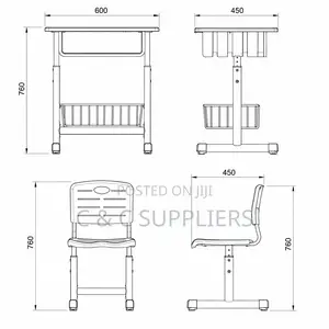Children Training Desk Chair Set - Brand New