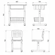 Children Training Desk Chair Set - Brand New - 1